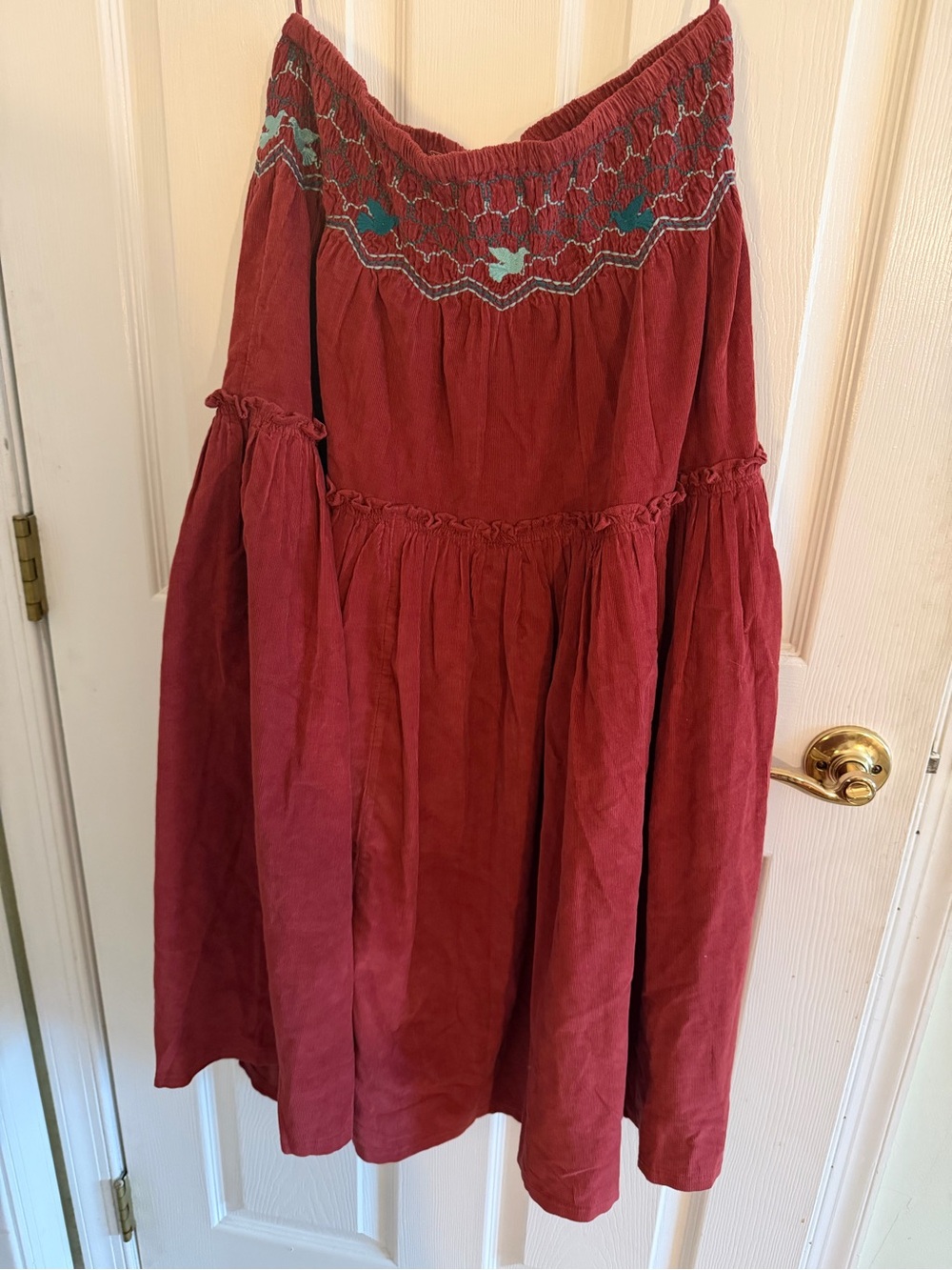 Free People Terra Smocked Maxi Skirt Set. NWT. - Picture 5 of 10